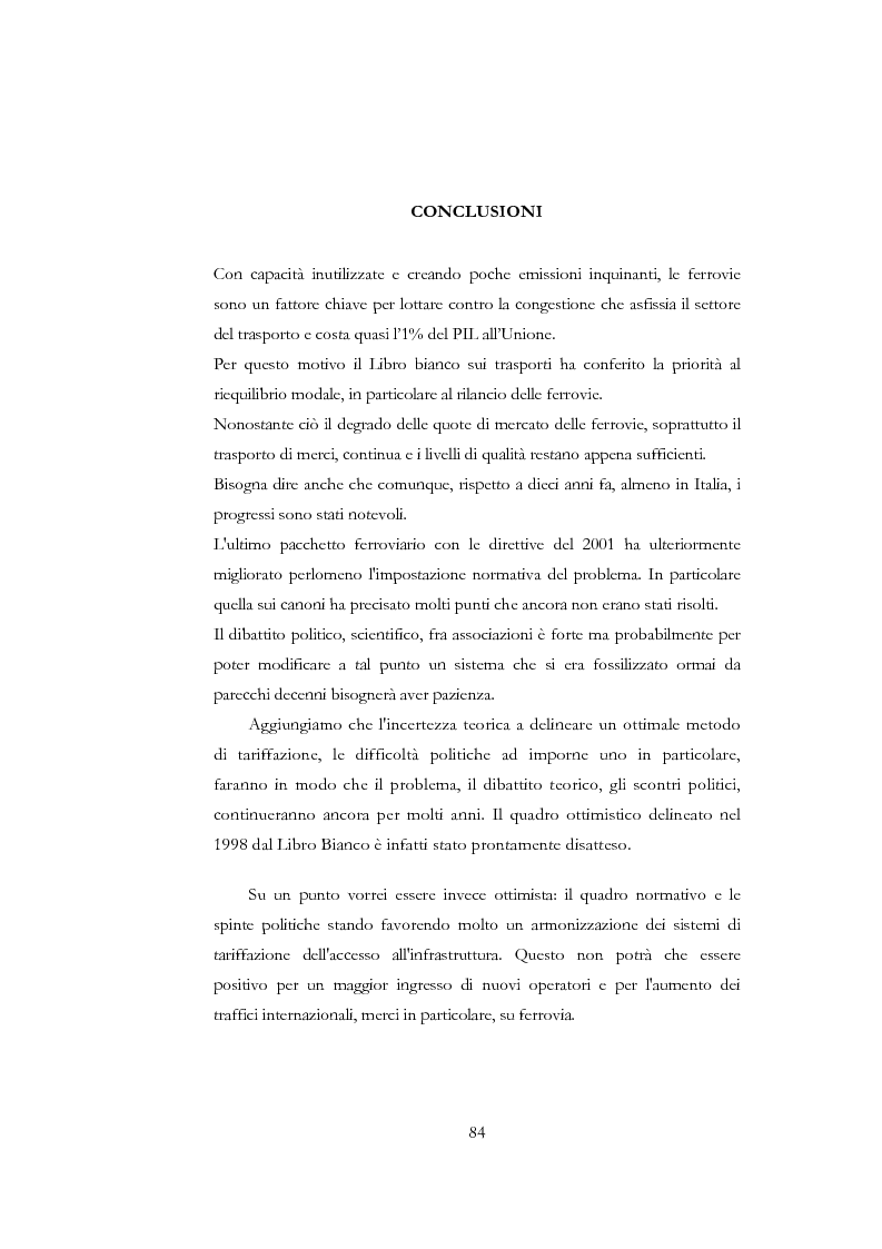 Anteprima della tesi: Il canone di accesso all'infrastruttura ferroviaria: aspetti teorici e applicativi di regolazione, Pagina 3