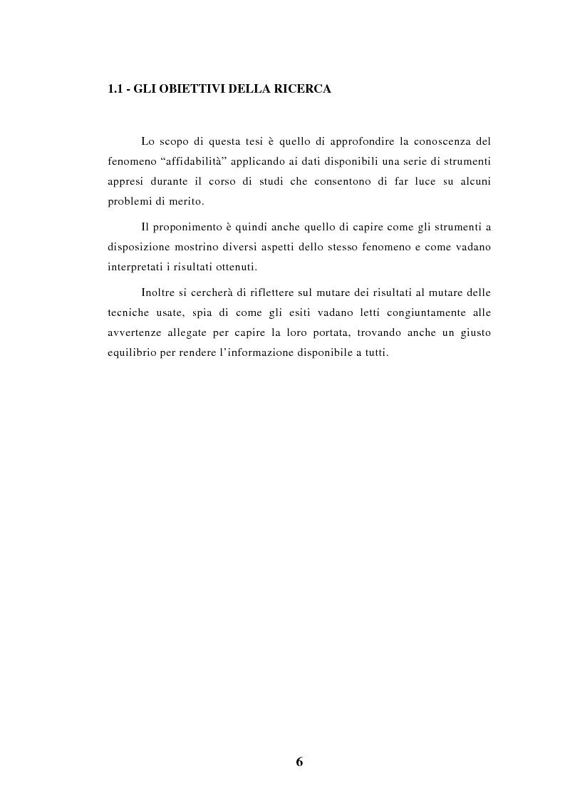 Anteprima della tesi: Elaborazioni e considerazioni sul problema affidabilità delle auto su dati inediti, Pagina 3