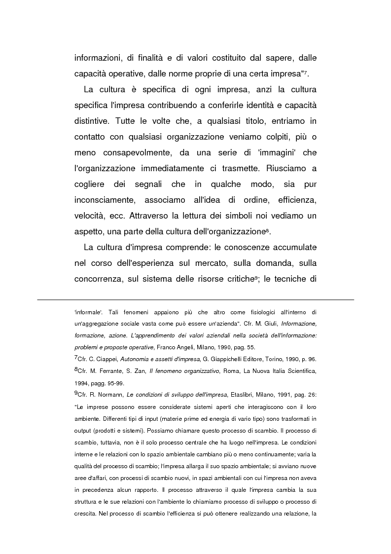 Anteprima della tesi: Le competenze individuali come fondamenta dell'organizzazione che apprende, Pagina 5