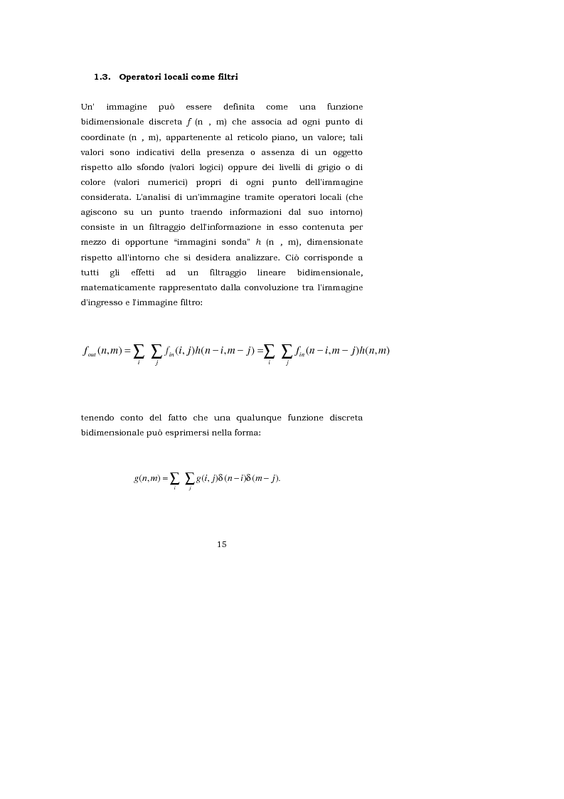 Anteprima della tesi: L’interpretazione teorica dei filtri morfologici nell’elaborazione delle immagini, Pagina 7