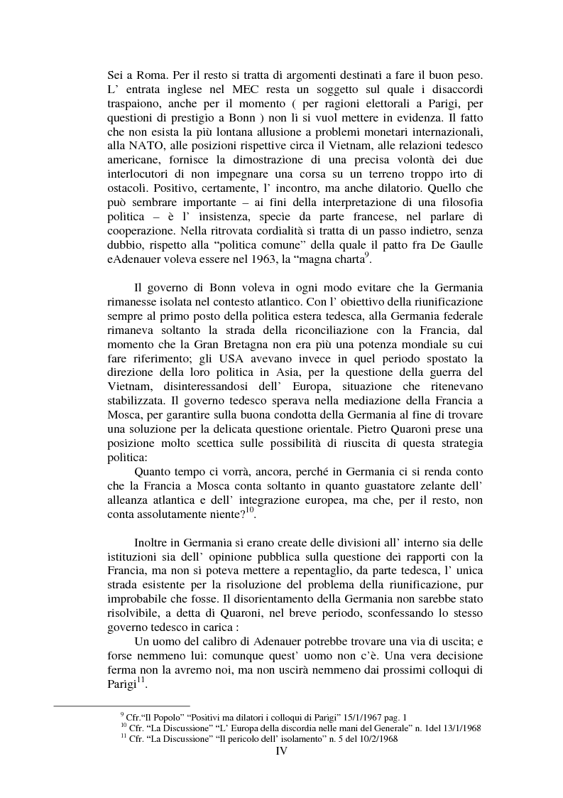 Anteprima della tesi: Il Popolo e la seconda richiesta di adesione della Gran Bretagna alla CEE, Pagina 4