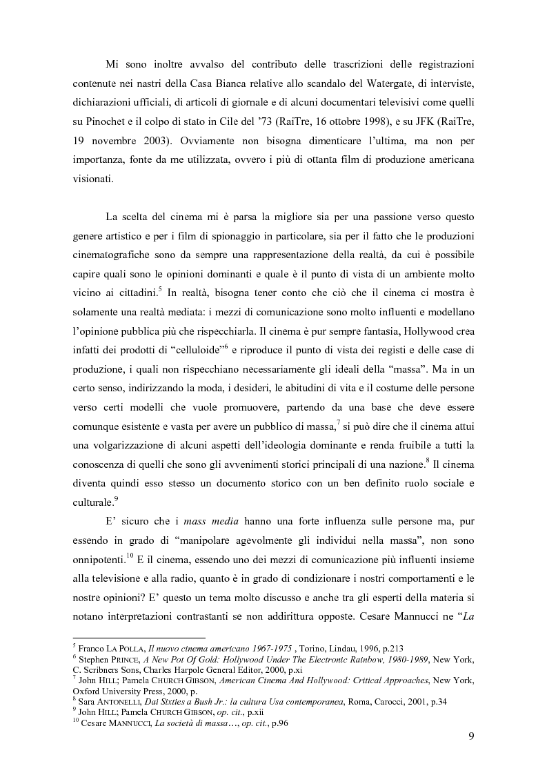 Anteprima della tesi: La storia della C.I.A. e della sua evoluzione nella cinematografia americana: dalla crisi e dalla critica sociale degli anni '70 alla riscossa degli anni di Reagan, Pagina 3