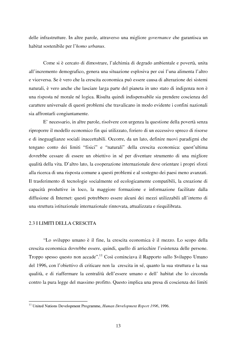Anteprima della tesi: Sostenibilità e libero scambio: l´impegno multilaterale per uno sviluppo eco-compatibile, Pagina 13