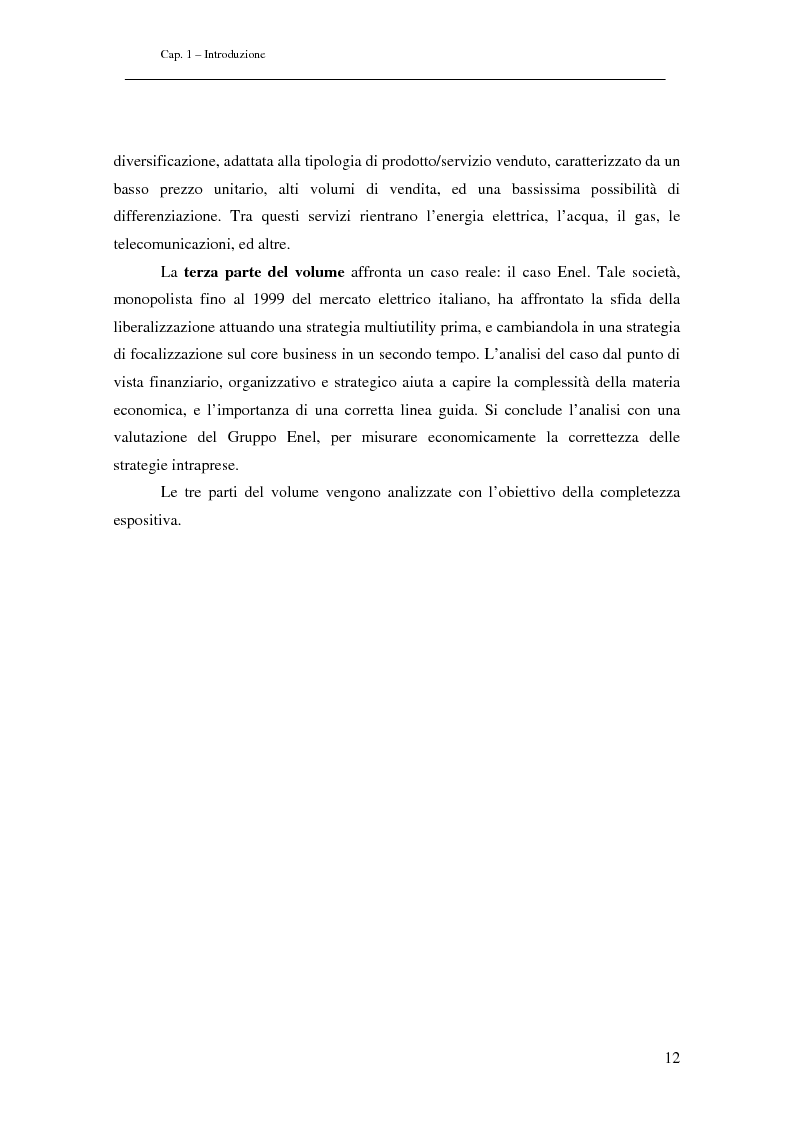 Anteprima della tesi: Analisi di Strategie di Business. Il Caso ENEL, Pagina 3