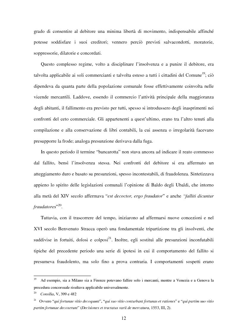 Anteprima della tesi: La bancarotta fraudolenta impropria, Pagina 12