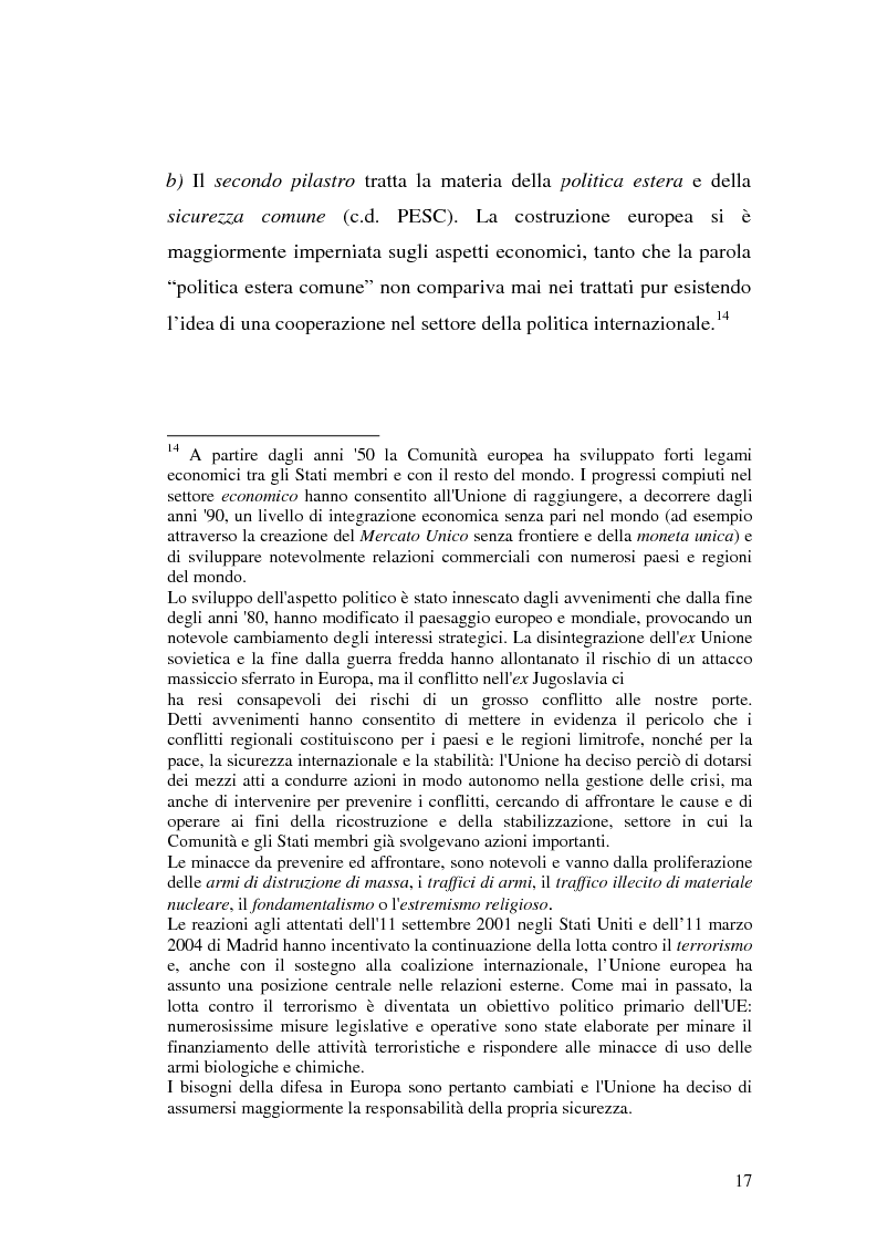 Anteprima della tesi: Diritto comunitario e diritto penale: la domanda di tutela comunitaria e l'offerta nazionale, Pagina 9