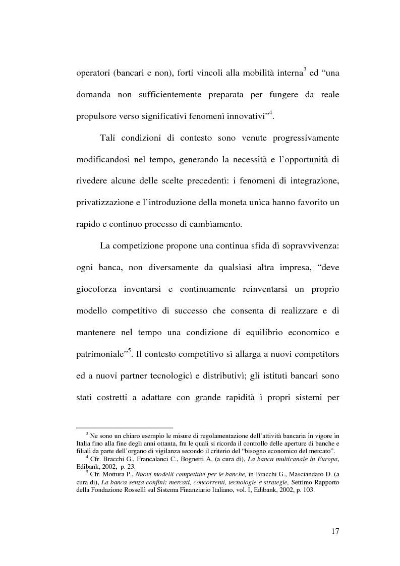Anteprima della tesi: La banca multicanale e il CRM, Pagina 11