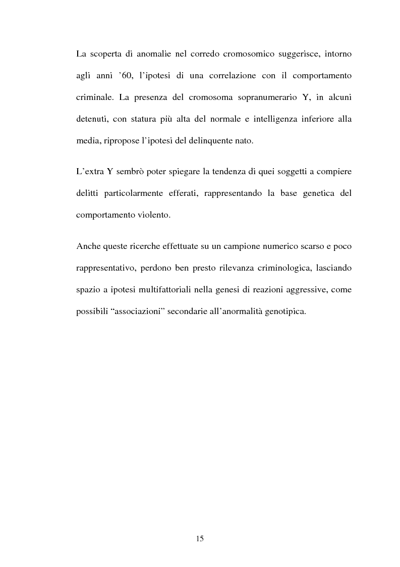 Anteprima della tesi: ''L'indole particolarmente malvagia'' del reo, Pagina 10
