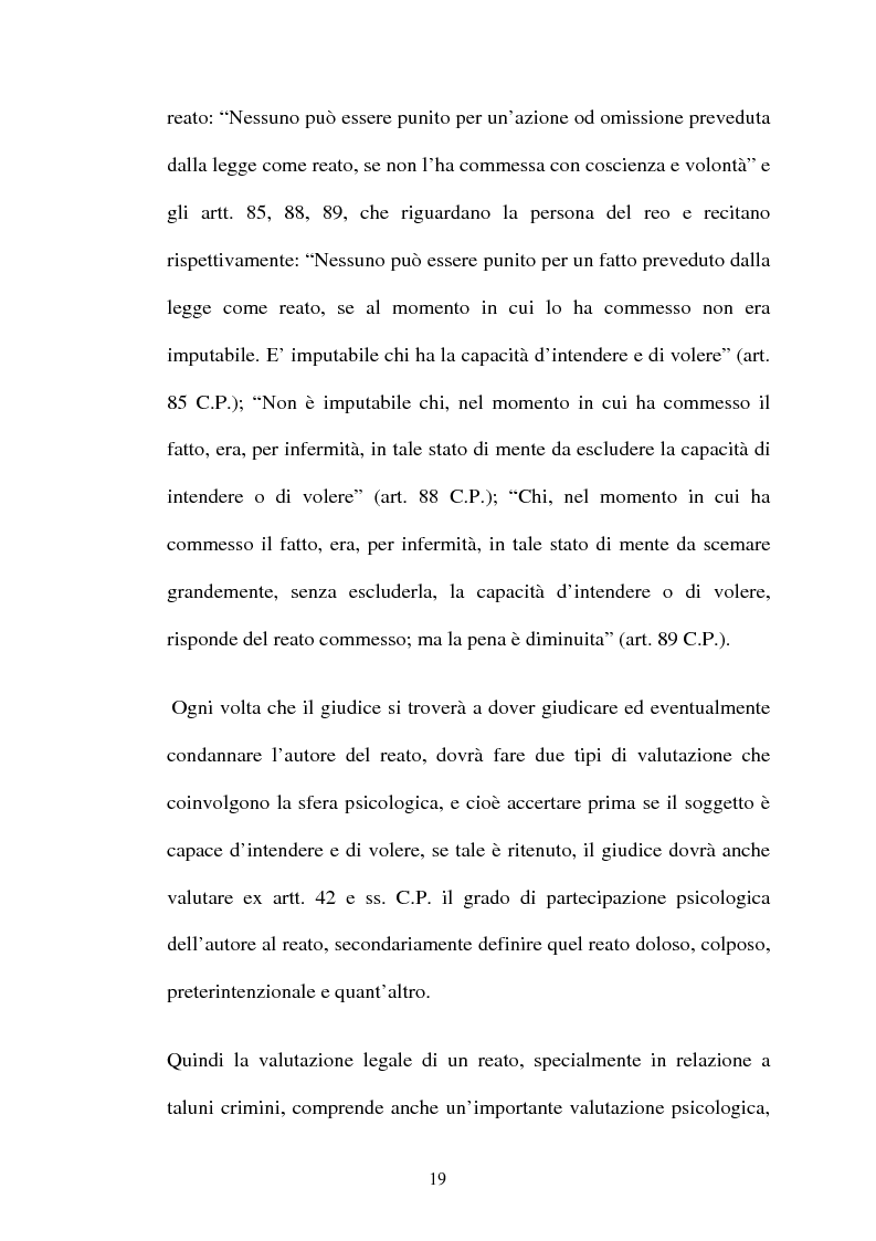 Anteprima della tesi: ''L'indole particolarmente malvagia'' del reo, Pagina 14