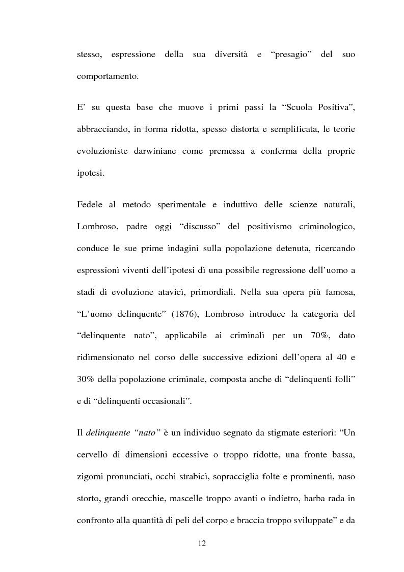 Anteprima della tesi: ''L'indole particolarmente malvagia'' del reo, Pagina 7