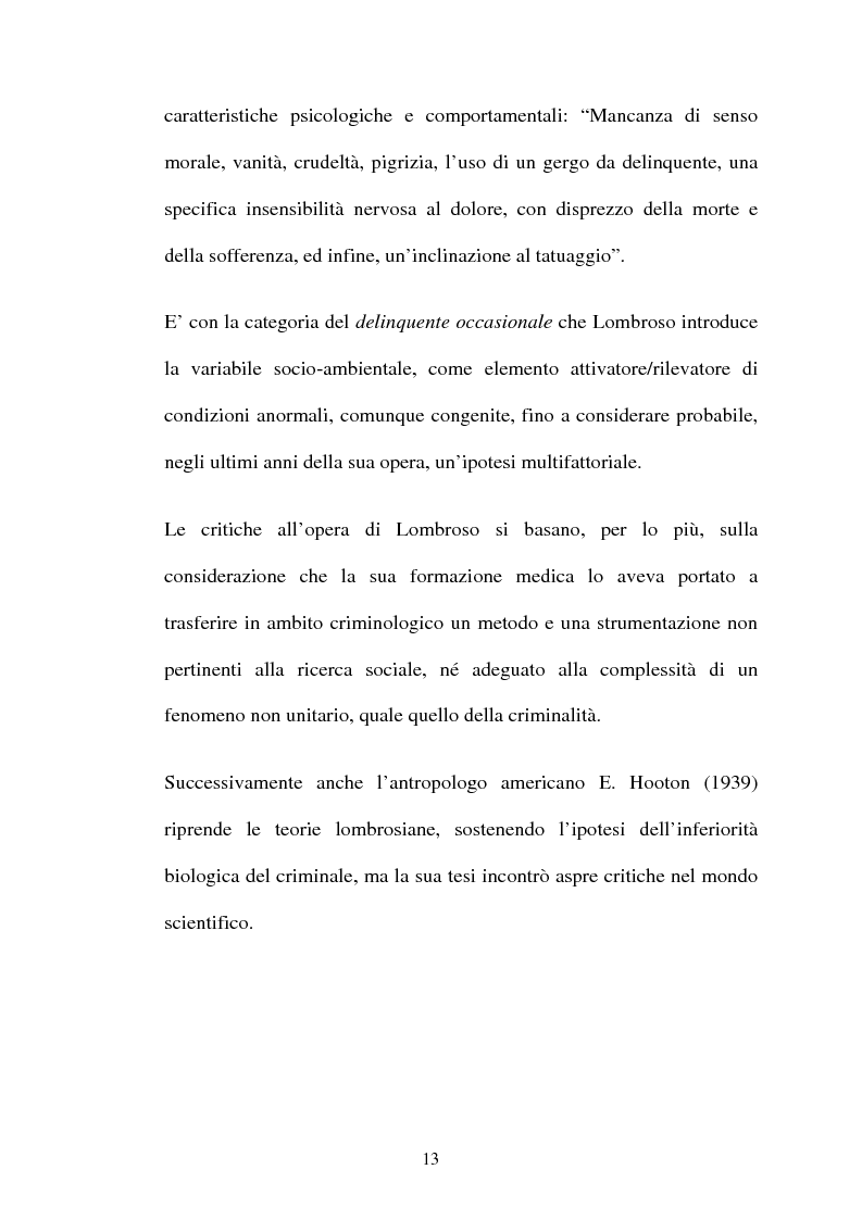 Anteprima della tesi: ''L'indole particolarmente malvagia'' del reo, Pagina 8
