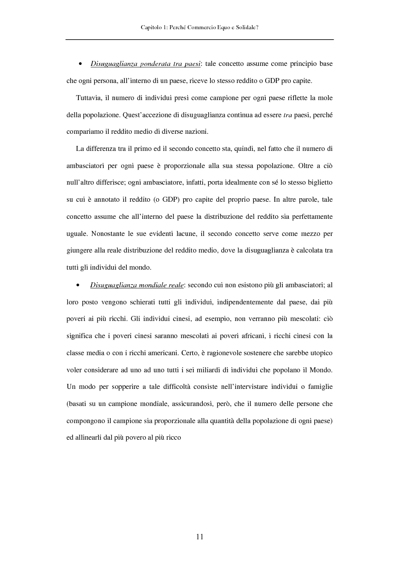 Anteprima della tesi: Struttura e mercato del Commercio Equo e Solidale, Pagina 11