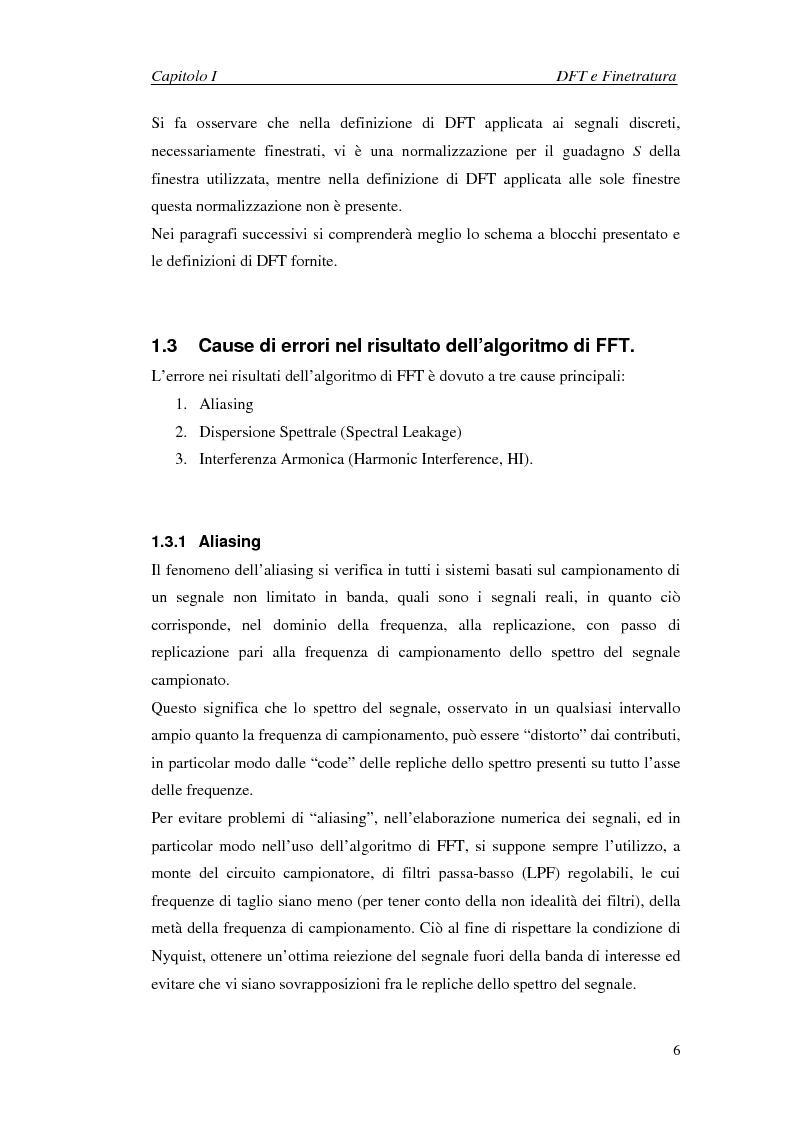Anteprima della tesi: Stima dei parametri dei segnali nel dominio della frequenza in presenza di interferenza armonica, Pagina 6