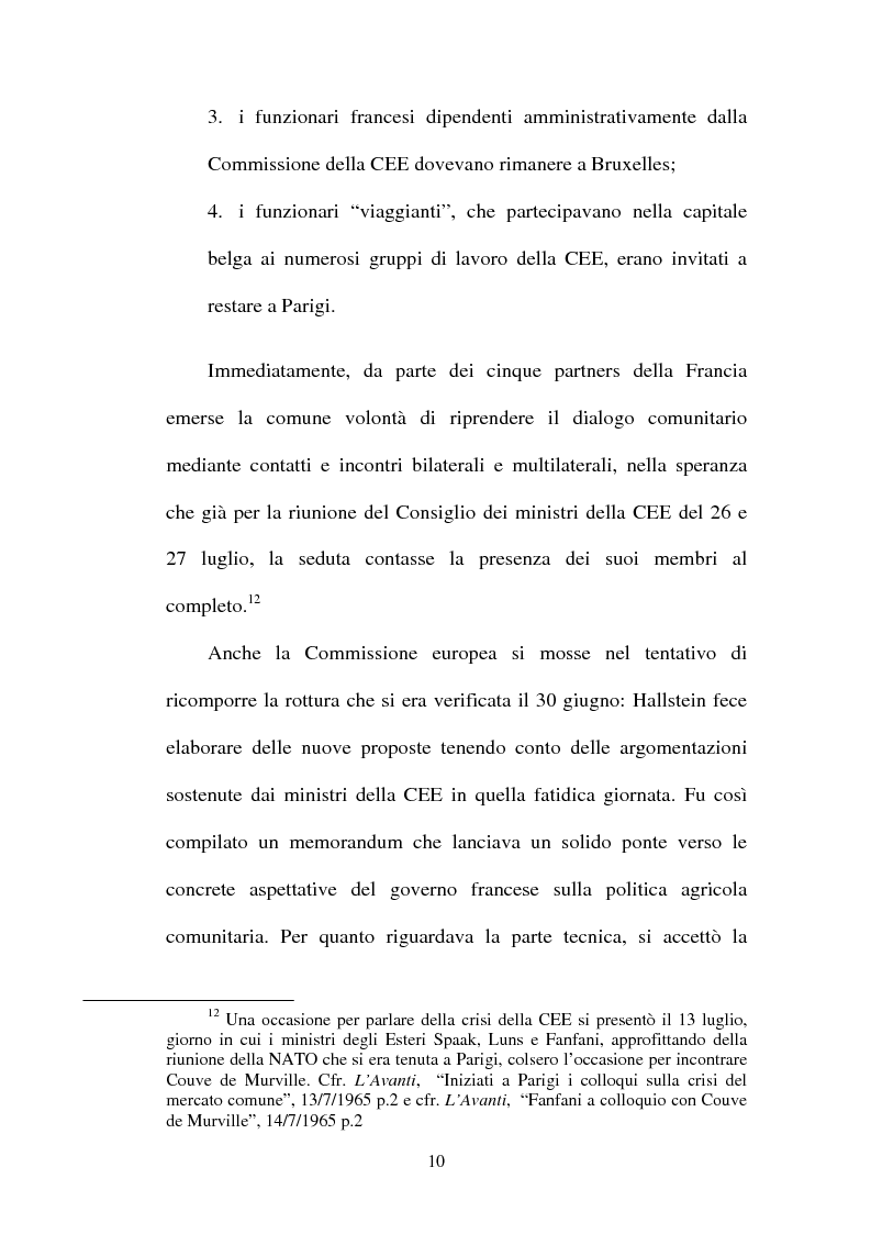 Anteprima della tesi: La crisi della sedia vuota ne "Il Popolo" e "L'Avanti", Pagina 8