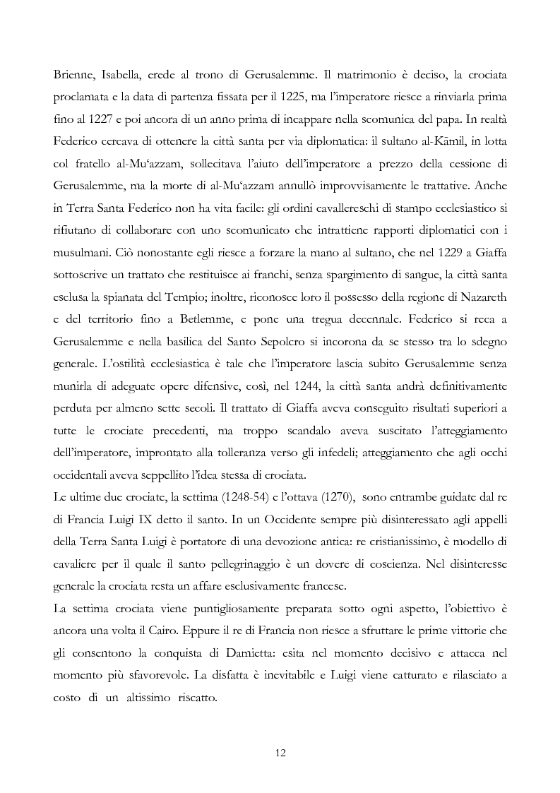 Anteprima della tesi: San Francesco alla corte del sultano. Fallimento del dialogo interreligioso all'alba del XIII secolo?, Pagina 15