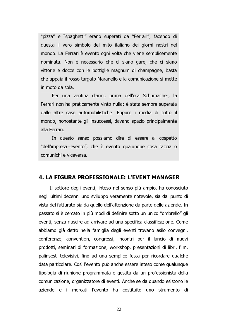 Anteprima della tesi: L'organizzazione degli eventi: Triesteantiqua Mostra-mercato dell'antiquariato, Pagina 13