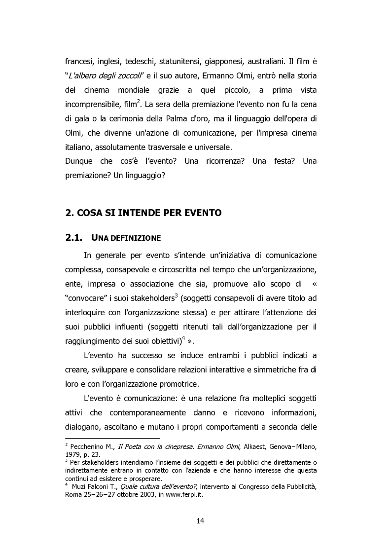 Anteprima della tesi: L'organizzazione degli eventi: Triesteantiqua Mostra-mercato dell'antiquariato, Pagina 5
