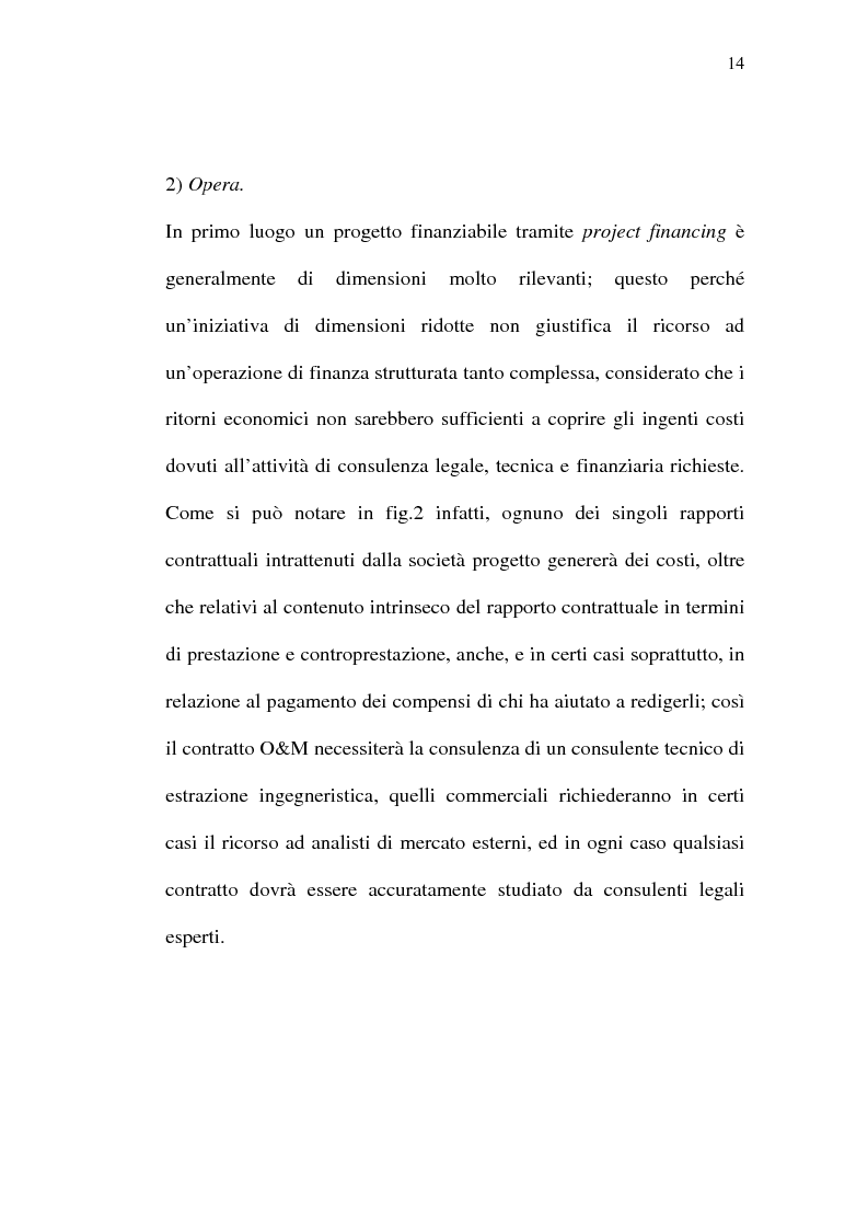 Anteprima della tesi: Il project financing e sue opportunità applicative nel Meridione, Pagina 14