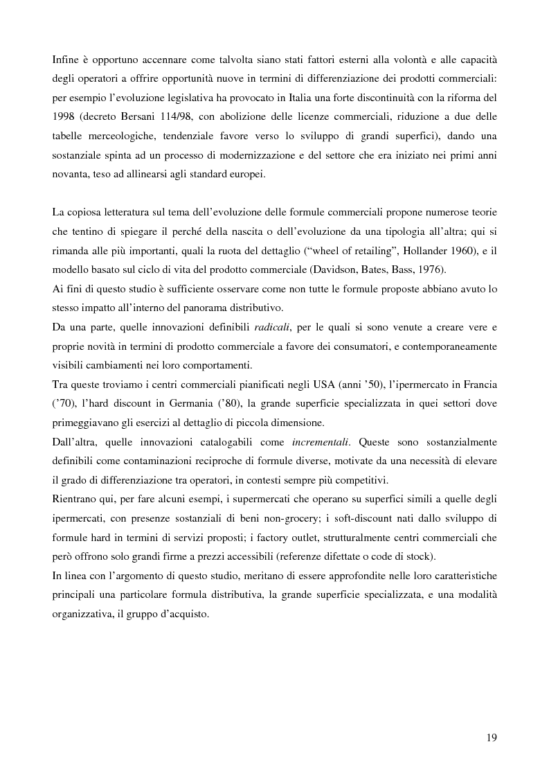 Anteprima della tesi: La grande distribuzione nel settore degli articoli sportivi: evoluzione storica e tendenze attuali, Pagina 14