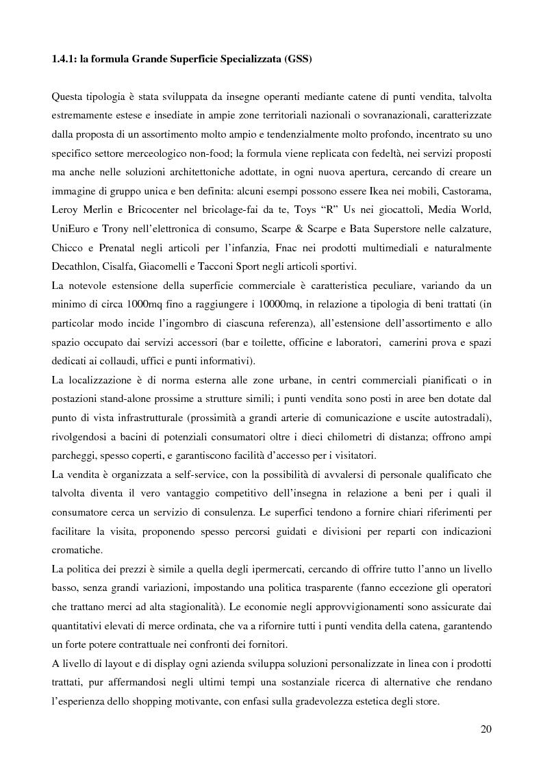 Anteprima della tesi: La grande distribuzione nel settore degli articoli sportivi: evoluzione storica e tendenze attuali, Pagina 15