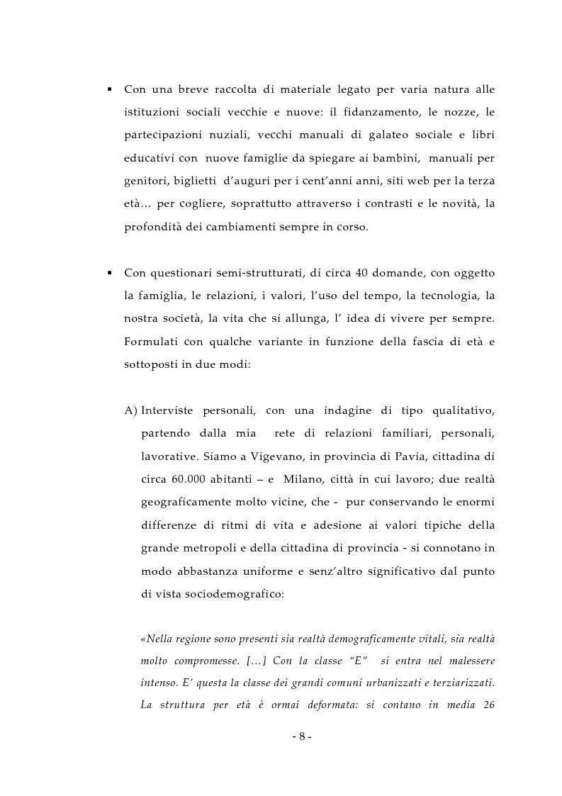 Anteprima della tesi: Aspetti antropologici della seconda transizione demografica, Pagina 8