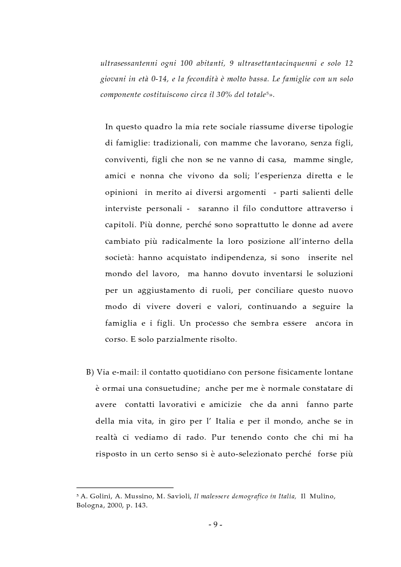 Anteprima della tesi: Aspetti antropologici della seconda transizione demografica, Pagina 9