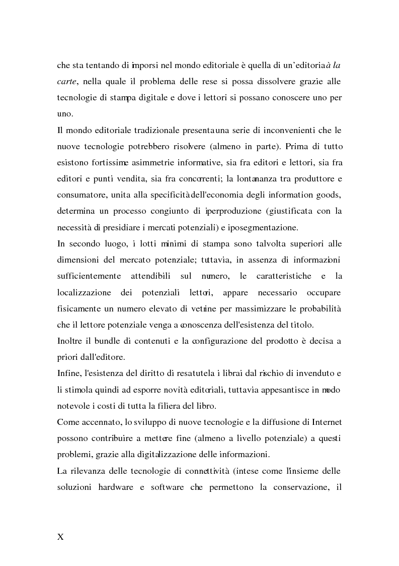 Anteprima della tesi: Analisi e strategie di marketing per lo sviluppo dell'e-book: fondamenti teorici ed evidenze empiriche, Pagina 2