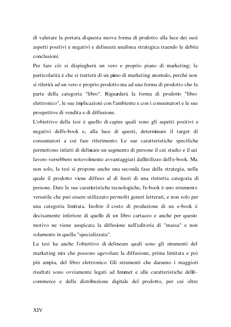 Anteprima della tesi: Analisi e strategie di marketing per lo sviluppo dell'e-book: fondamenti teorici ed evidenze empiriche, Pagina 6