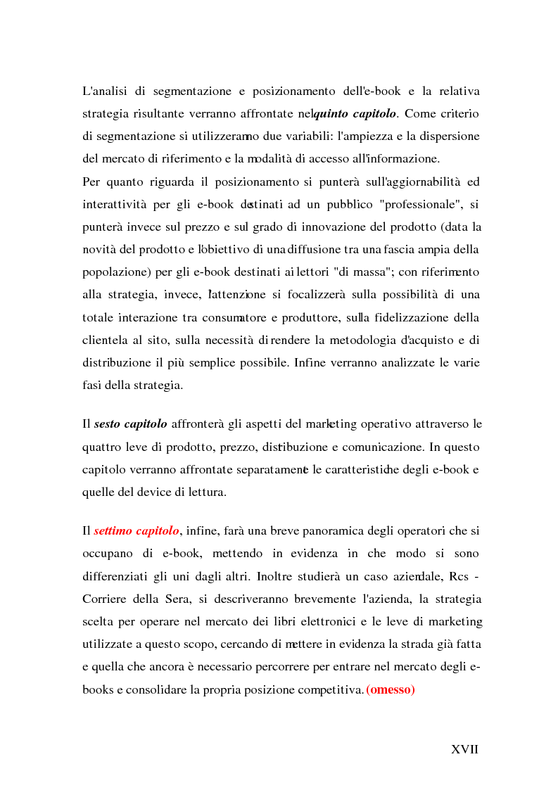 Anteprima della tesi: Analisi e strategie di marketing per lo sviluppo dell'e-book: fondamenti teorici ed evidenze empiriche, Pagina 9