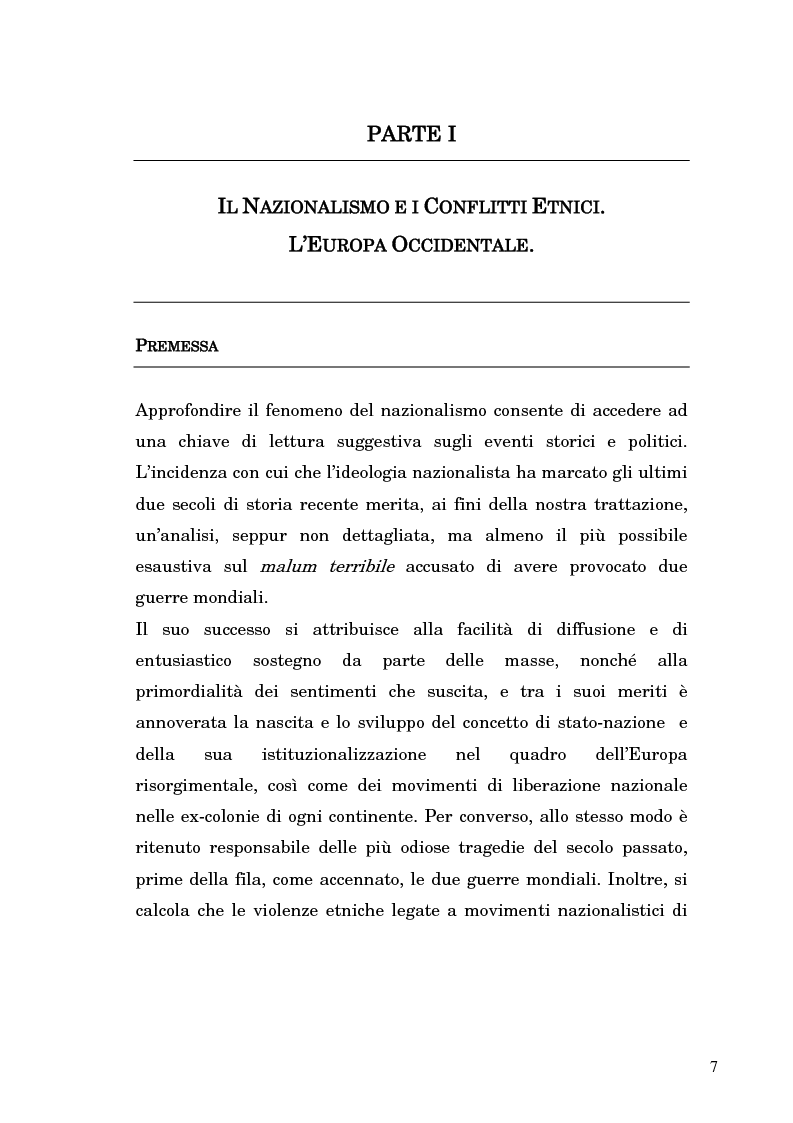 Anteprima della tesi: Nazionalismo ed autodeterminazione: il caso basco nel contesto europeo, Pagina 7