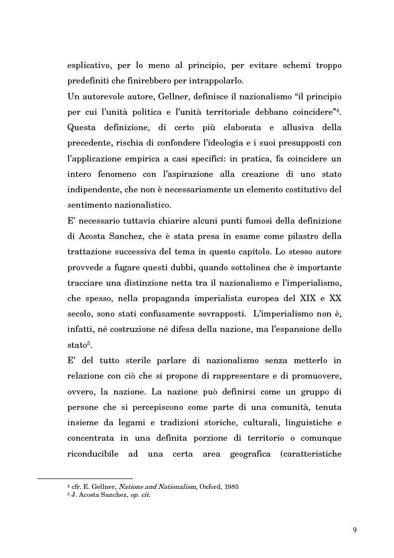Anteprima della tesi: Nazionalismo ed autodeterminazione: il caso basco nel contesto europeo, Pagina 9