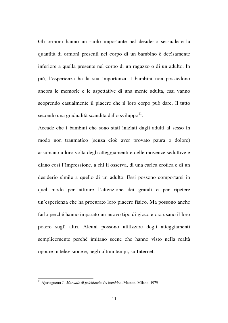 Anteprima della tesi: La nuova normativa penale contro la pedofilia, Pagina 11