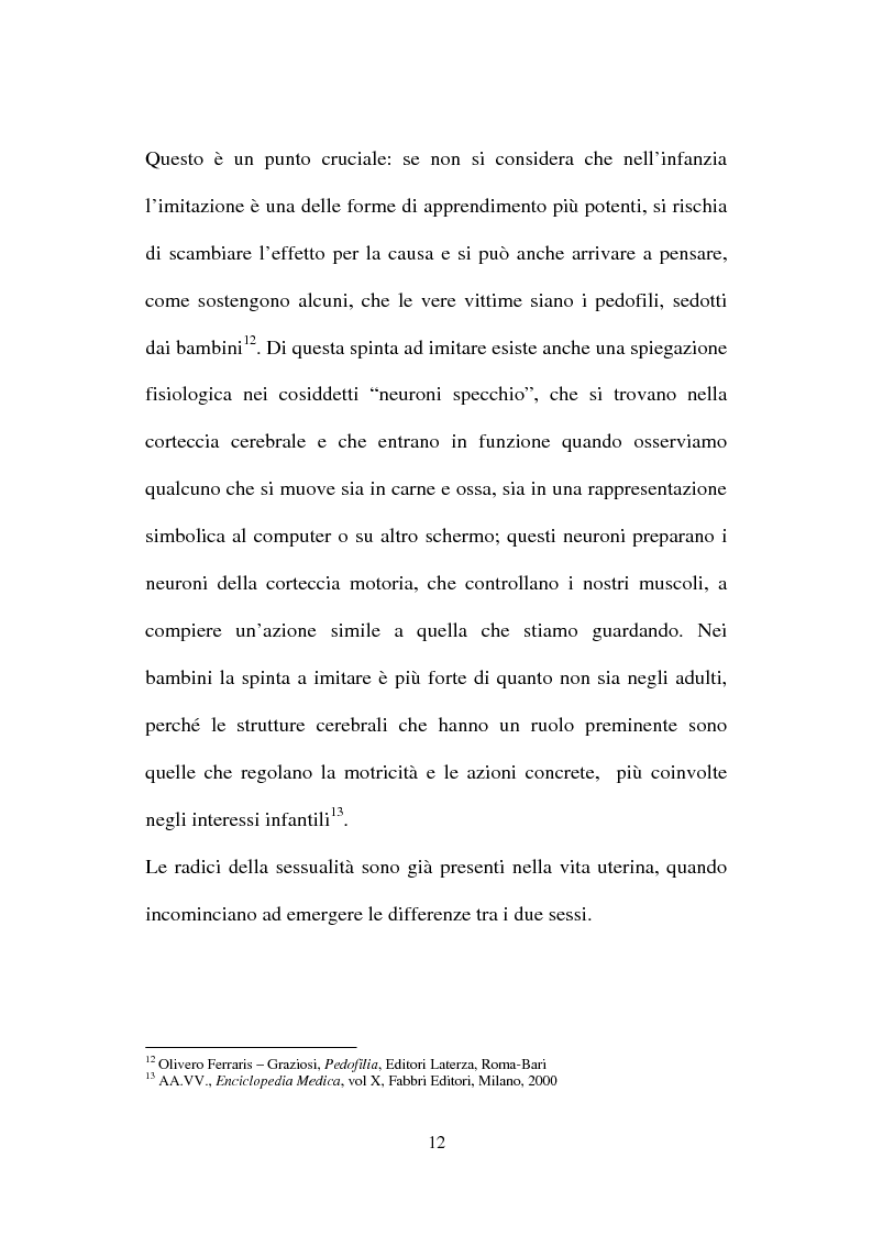 Anteprima della tesi: La nuova normativa penale contro la pedofilia, Pagina 12