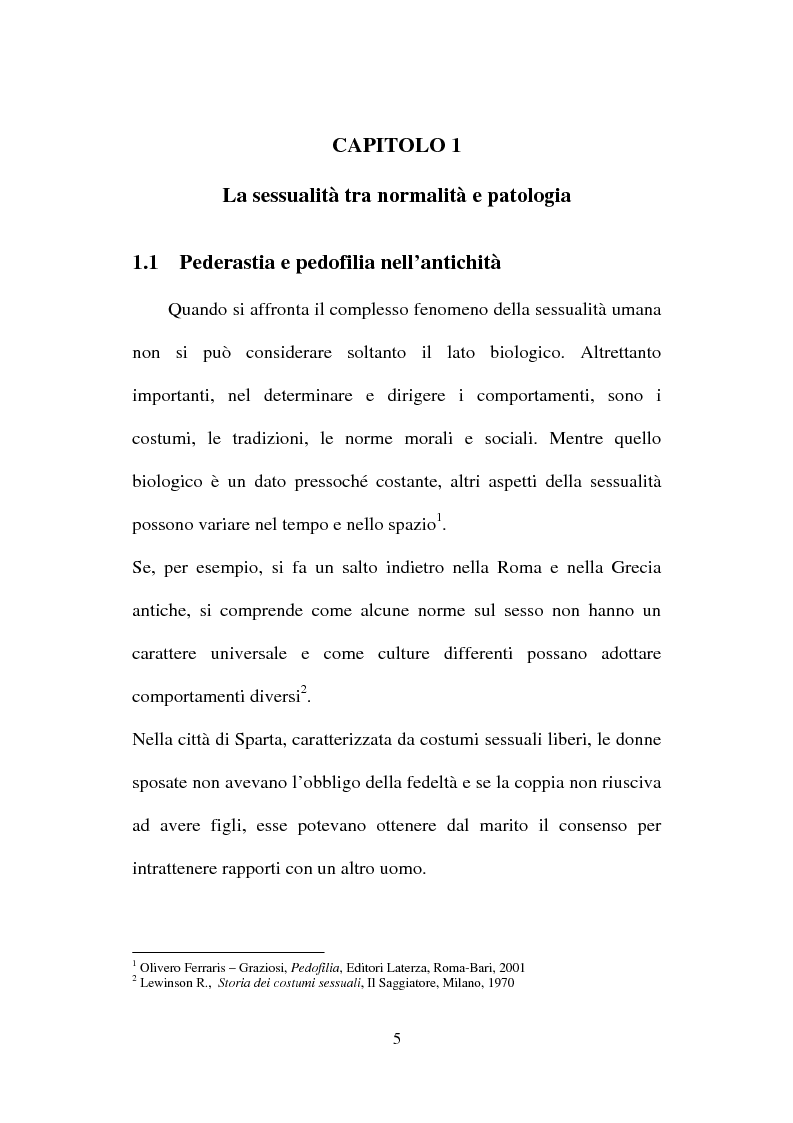 Anteprima della tesi: La nuova normativa penale contro la pedofilia, Pagina 5