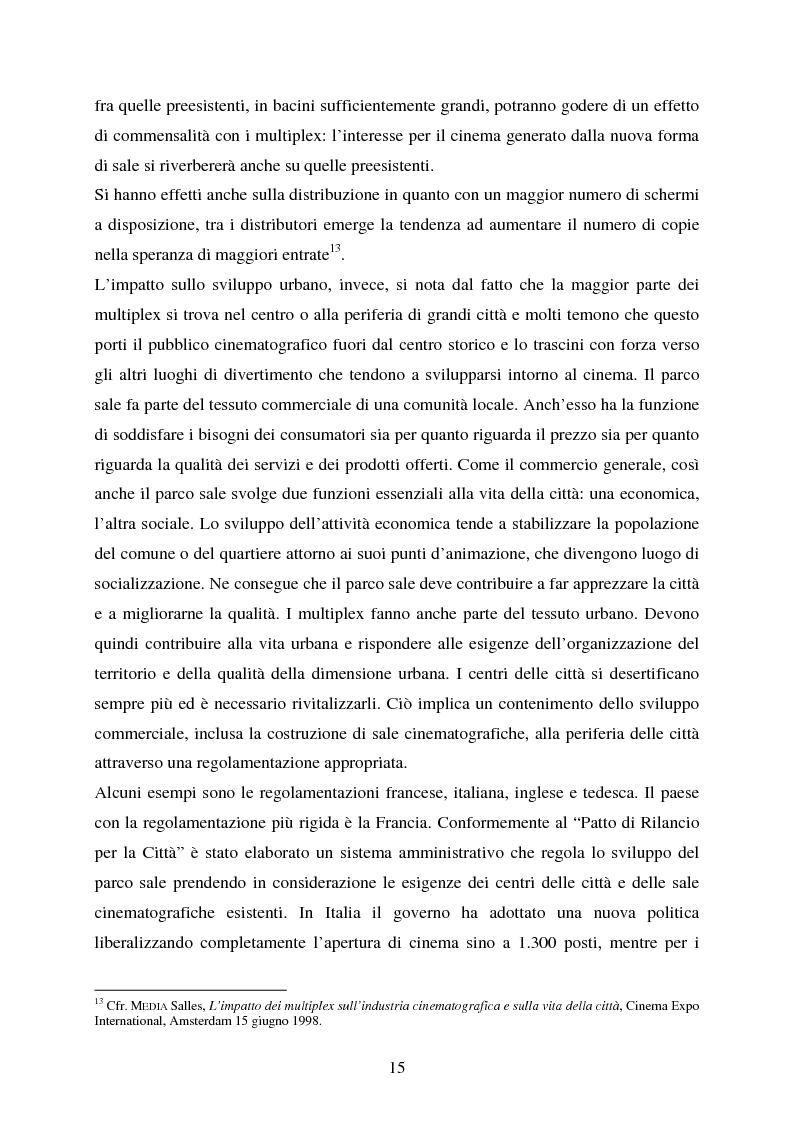 Anteprima della tesi: L'impiego delle nuove tecnologie per la promozione dell'esercizio cinematografico in Europa, Pagina 11