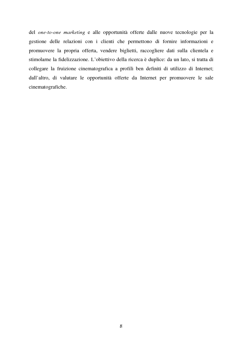 Anteprima della tesi: L'impiego delle nuove tecnologie per la promozione dell'esercizio cinematografico in Europa, Pagina 4