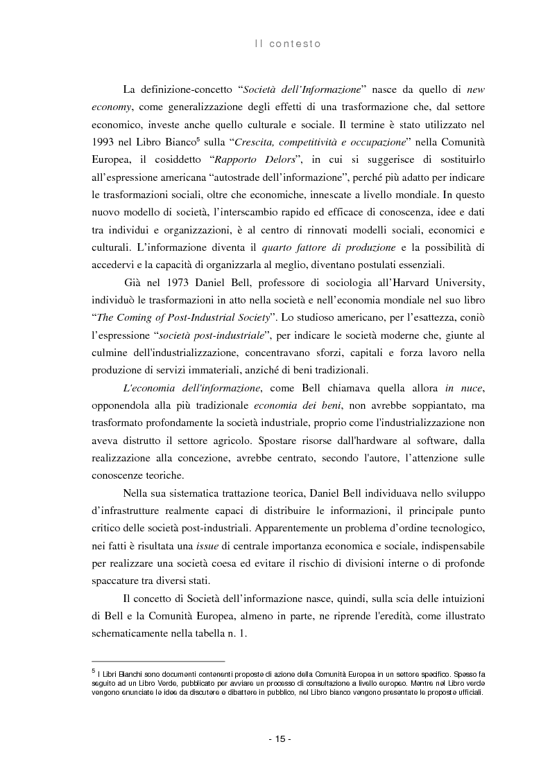 Anteprima della tesi: Il ruolo delle regioni nello sviluppo dell'e-government, Pagina 7