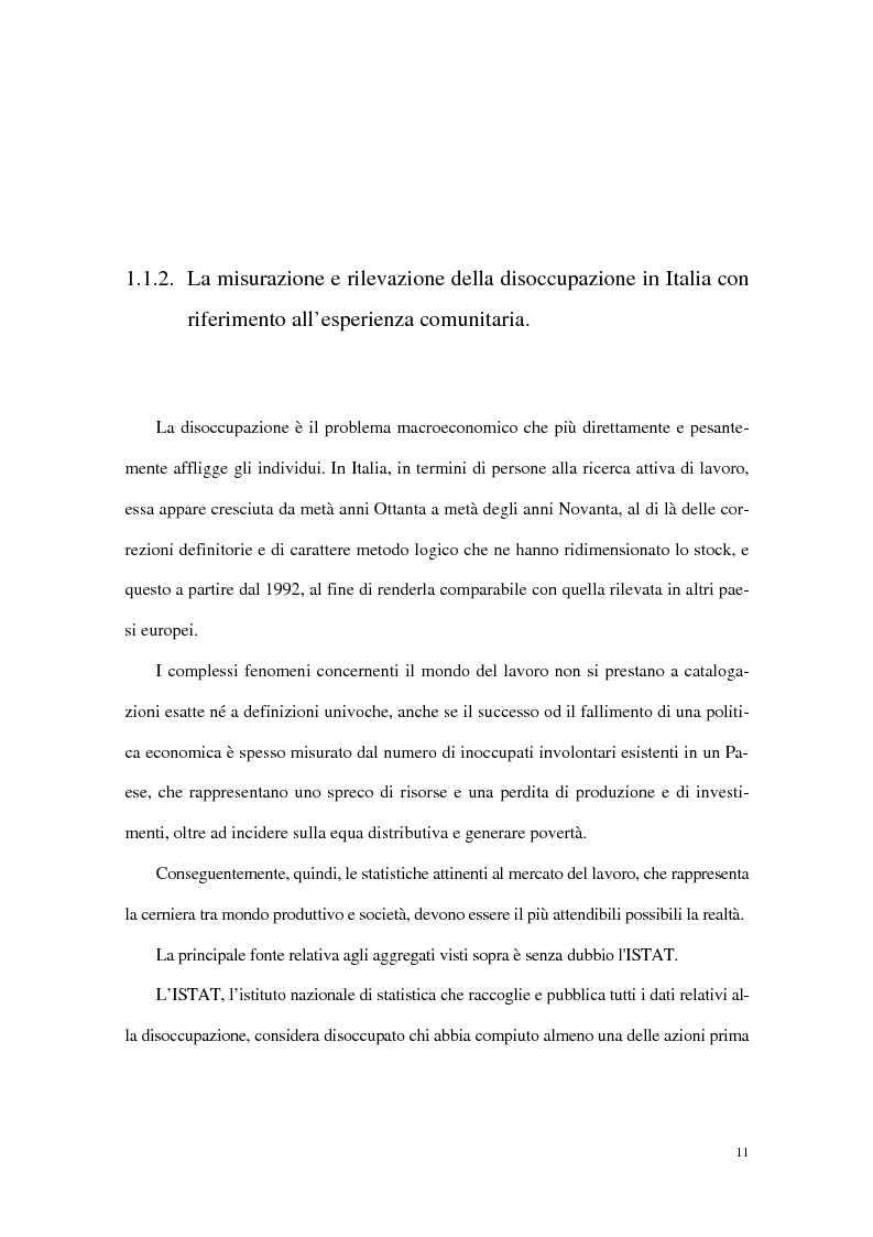 Anteprima della tesi: Divari interregionali nella disoccupazione, Pagina 15