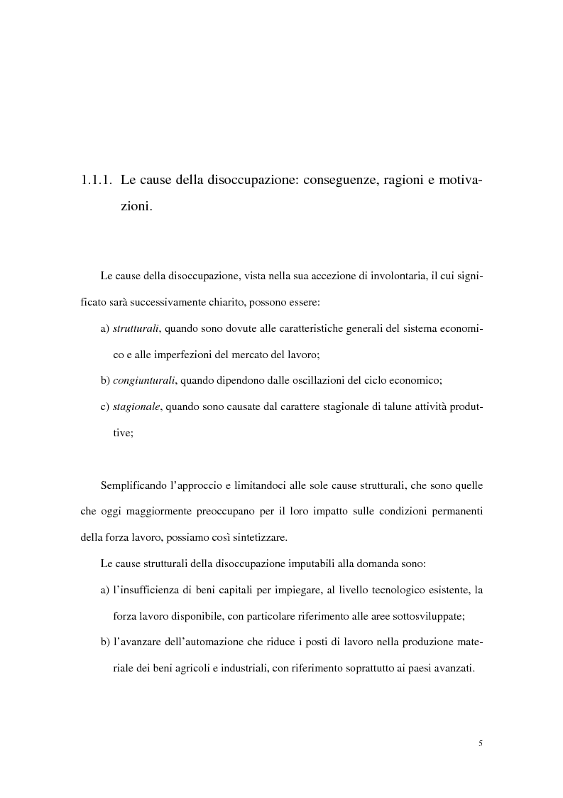 Anteprima della tesi: Divari interregionali nella disoccupazione, Pagina 9