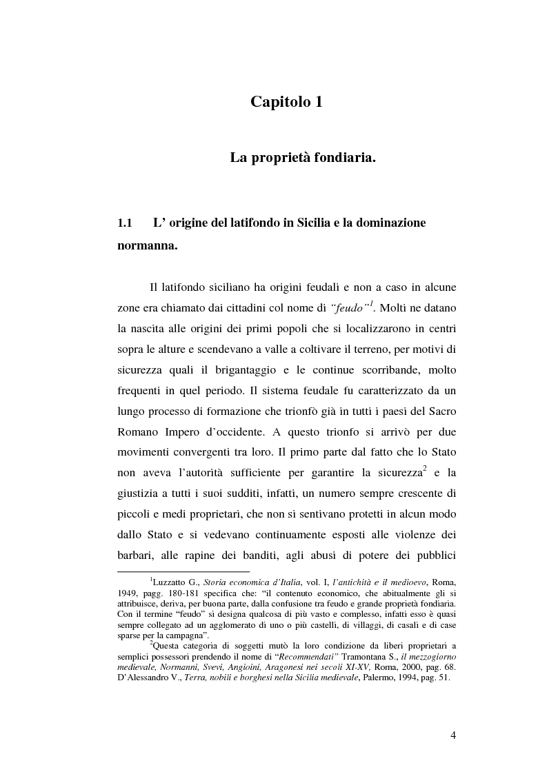 Anteprima della tesi: Il grano in Sicilia nei secoli XIII-XV, Pagina 4