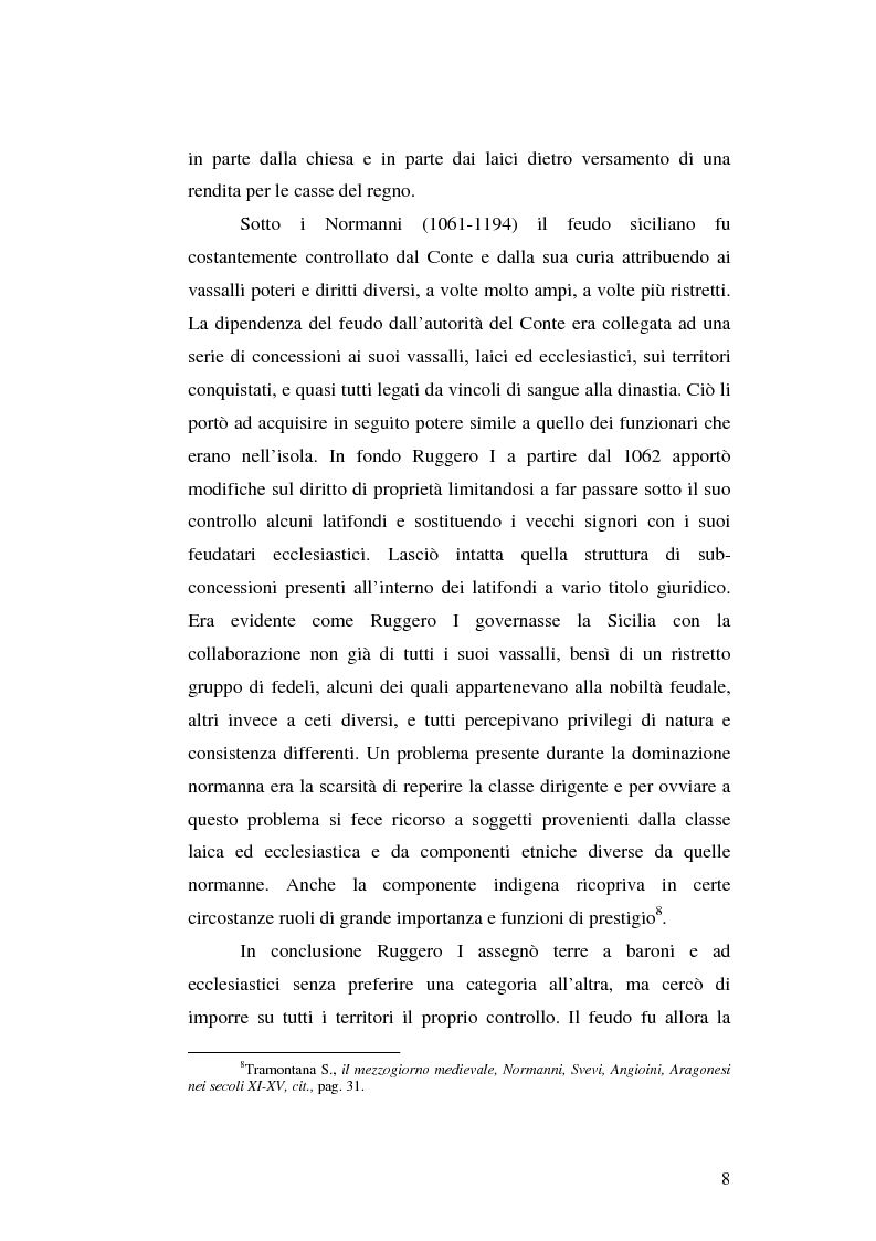 Anteprima della tesi: Il grano in Sicilia nei secoli XIII-XV, Pagina 8