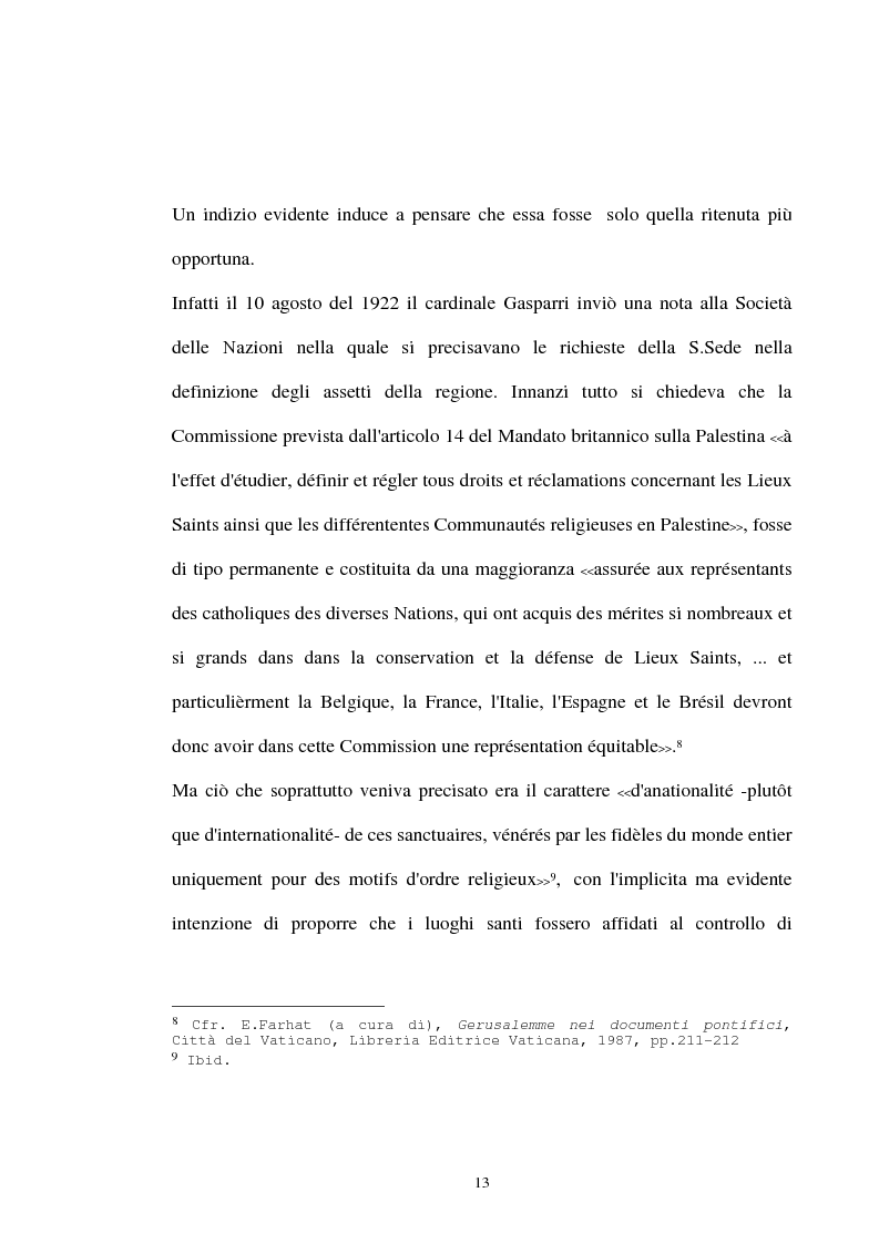 Anteprima della tesi: Il magistero papale sui problemi israeliani, Pagina 10