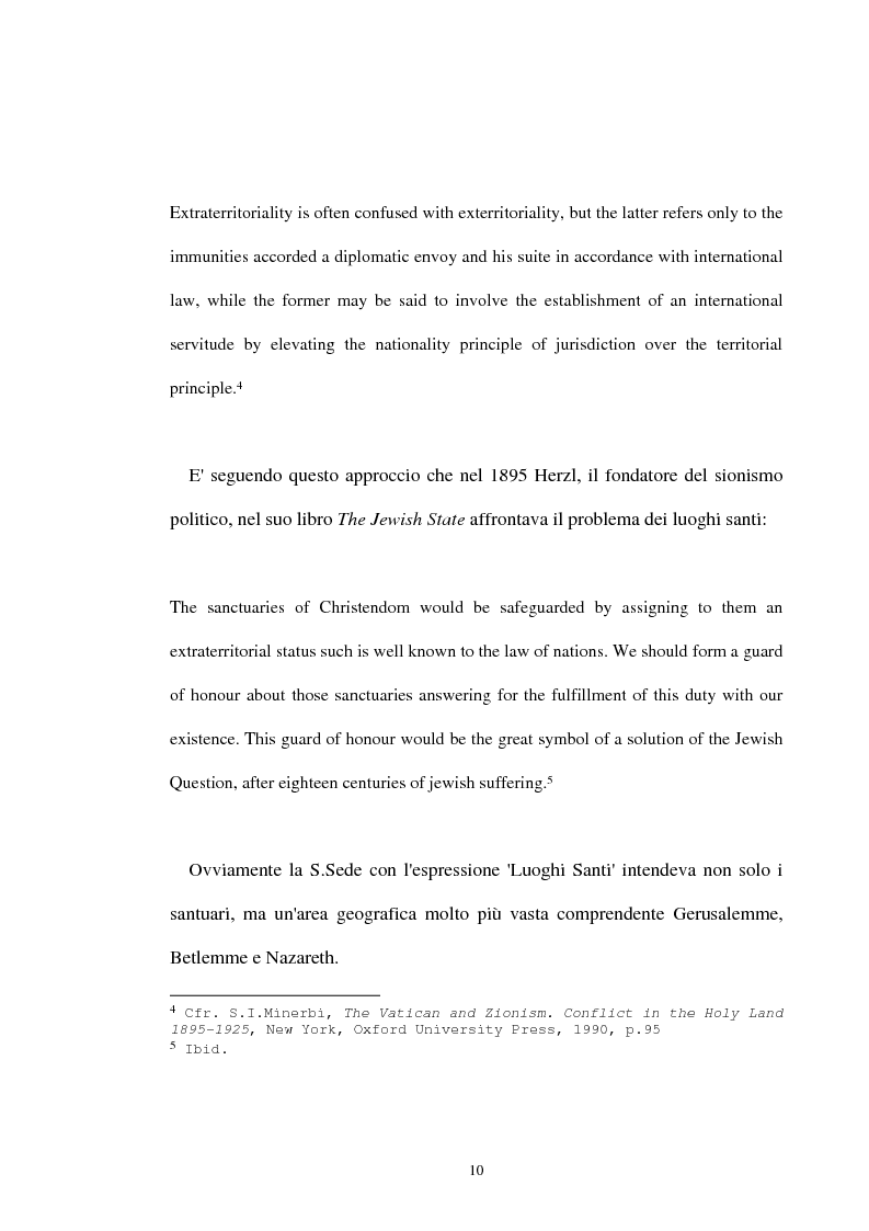 Anteprima della tesi: Il magistero papale sui problemi israeliani, Pagina 7