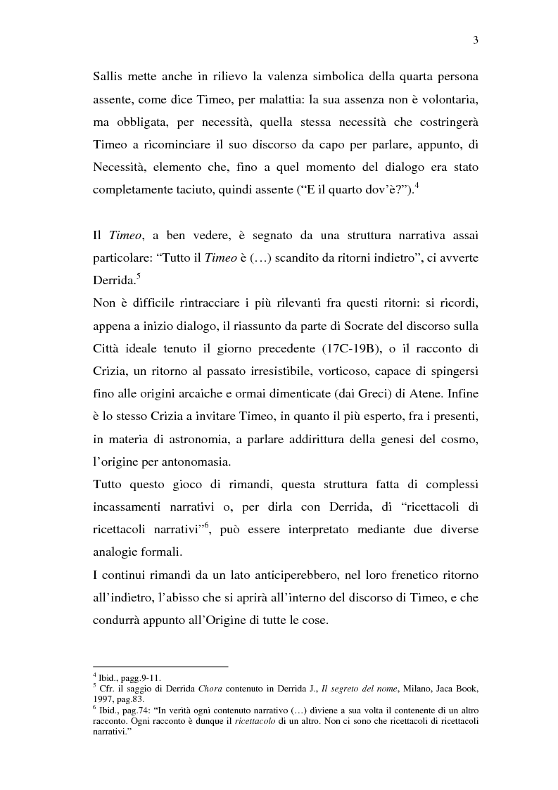 Anteprima della tesi: Chora: dal Timeo di Platone all'istanza femminista postmoderna, Pagina 2