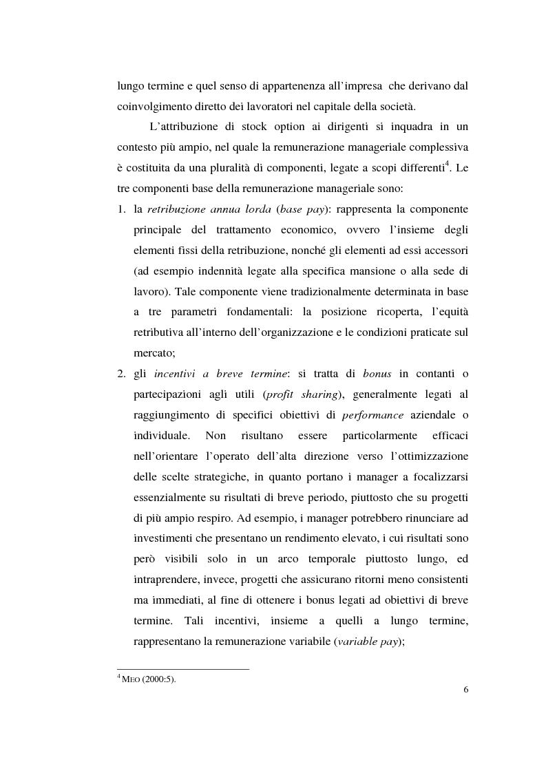 Anteprima della tesi: La contabilizzazione delle stock options, Pagina 15