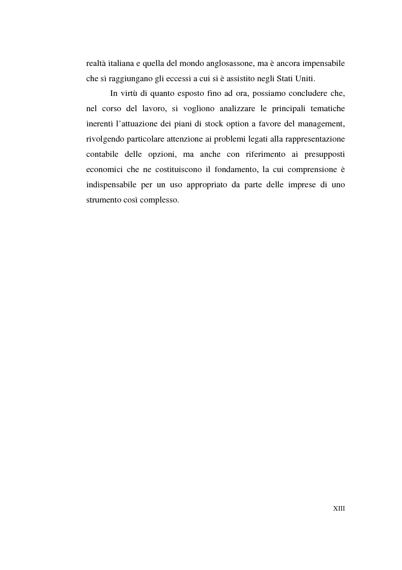 Anteprima della tesi: La contabilizzazione delle stock options, Pagina 9
