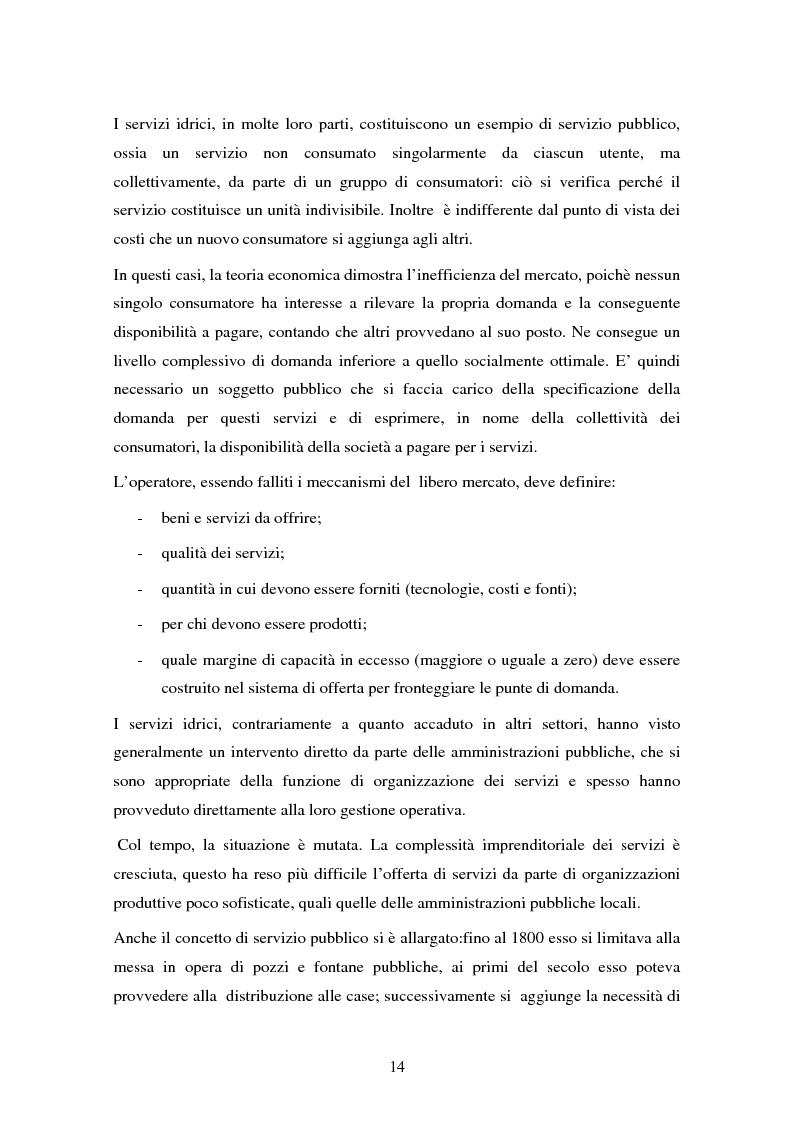 Anteprima della tesi: La gestione dell'acqua e i fallimenti della privatizzazione idrica in alcuni PVS, Pagina 11