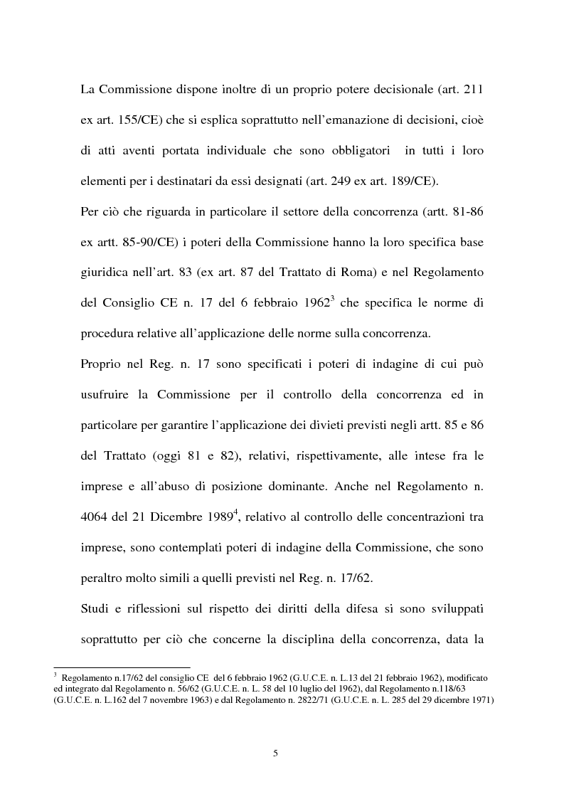 Anteprima della tesi: I diritti della difesa nei procedimenti antitrust, Pagina 2