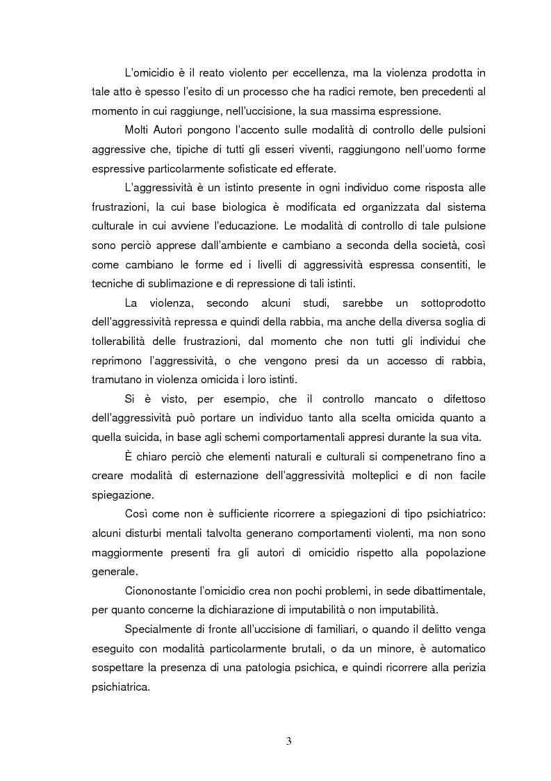 Anteprima della tesi: Trattamento e reinserimento sociale dell'omicida, Pagina 2
