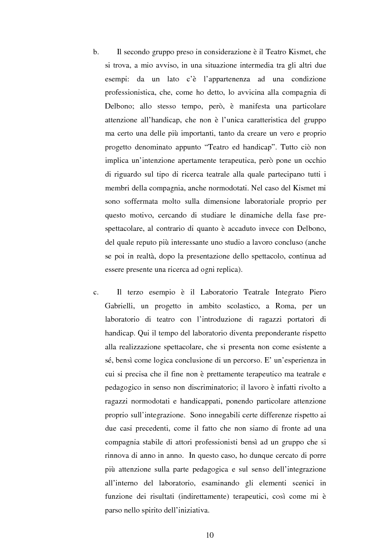 Anteprima della tesi: Teatro e disagio psichico, Pagina 8